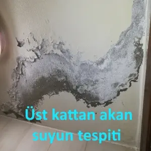 üst kattan akan suyun tespiti